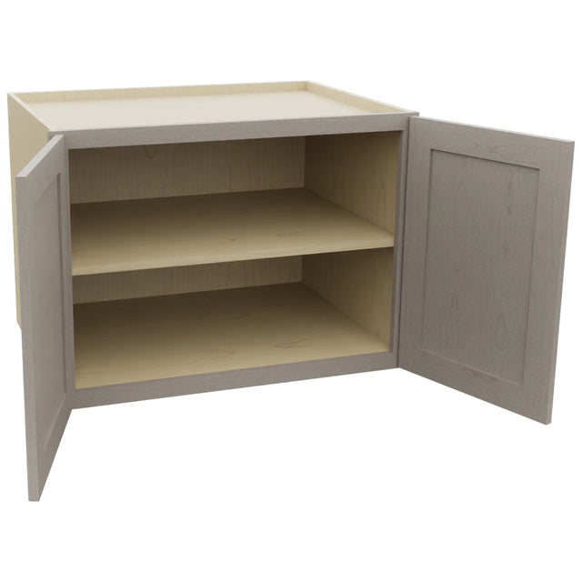 Fabuwood Galaxy Horizon W332424 Wall Deep Cabinet, Open View