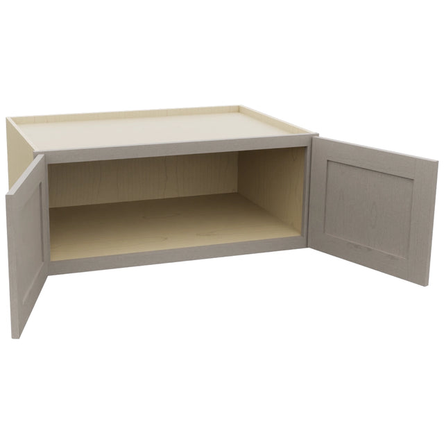 Fabuwood Galaxy Horizon W361524 Wall Deep Cabinet, Open View