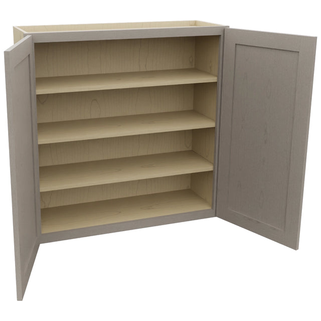 Fabuwood Galaxy Horizon W3636 Wall Standard Cabinet, Open View