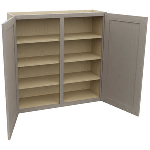 Fabuwood Galaxy Horizon W3939 Wall Standard Cabinet, Open View