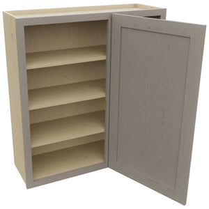 Fabuwood Galaxy Horizon WBC3639 Wall Corner Blind Cabinet, Open View