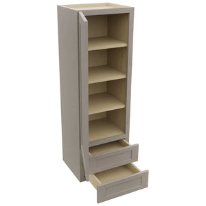 Fabuwood Galaxy Horizon WD1854 Wall Drawer Cabinet, Open View