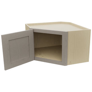 Fabuwood Galaxy Horizon WDC2415 Wall Corner Diagonal Cabinet, Open View