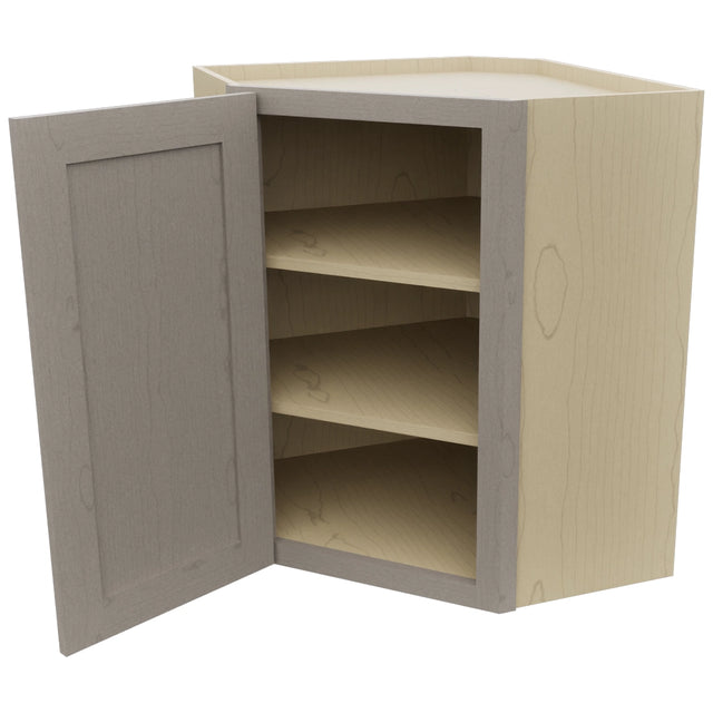 Fabuwood Galaxy Horizon WDC2430 Wall Corner Diagonal Cabinet, Open View