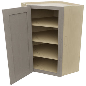 Fabuwood Galaxy Horizon WDC2436 Wall Corner Diagonal Cabinet, Open View
