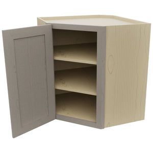 Fabuwood Galaxy Horizon WDC2730 Wall Corner Diagonal Cabinet, Open View