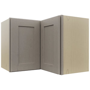 Fabuwood Galaxy Horizon WPC2418 Wall Corner Pie Cabinet, Front View