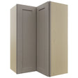 Fabuwood Galaxy Horizon WPC2436 Wall Corner Pie Cabinet, Front View