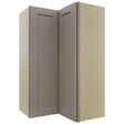 Fabuwood Galaxy Horizon WPC2439 Wall Corner Pie Cabinet, Front View