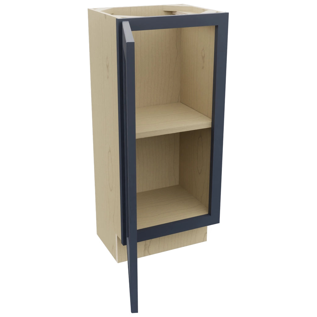 Fabuwood Galaxy Indigo B15FD-12D Base Full Door Cabinet, Open View