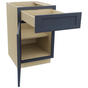 Fabuwood Galaxy Indigo B21 Base Standard Cabinet, Open View