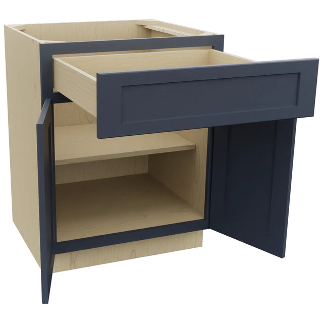 Fabuwood Galaxy Indigo B27 Base Standard Cabinet, Open View