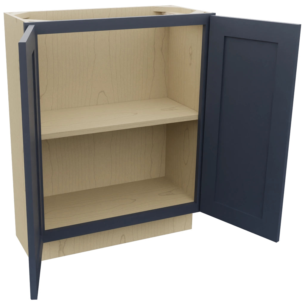 Fabuwood Galaxy Indigo B27FD-12D Base Full Door Cabinet, Open View