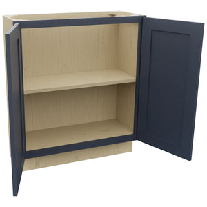 Fabuwood Galaxy Indigo B30FD-12D Base Full Door Cabinet, Open View