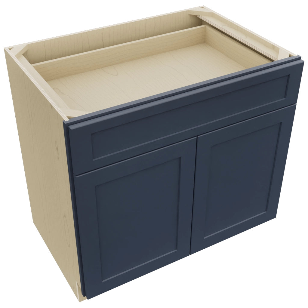 Fabuwood Galaxy Indigo B36SDF Base Standard Cabinet, Top View