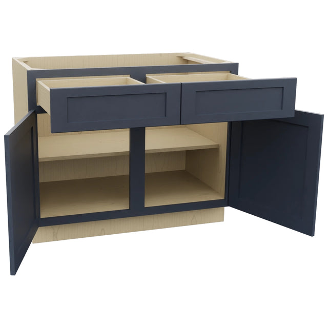 Fabuwood Galaxy Indigo B42 Base Standard Cabinet, Open View