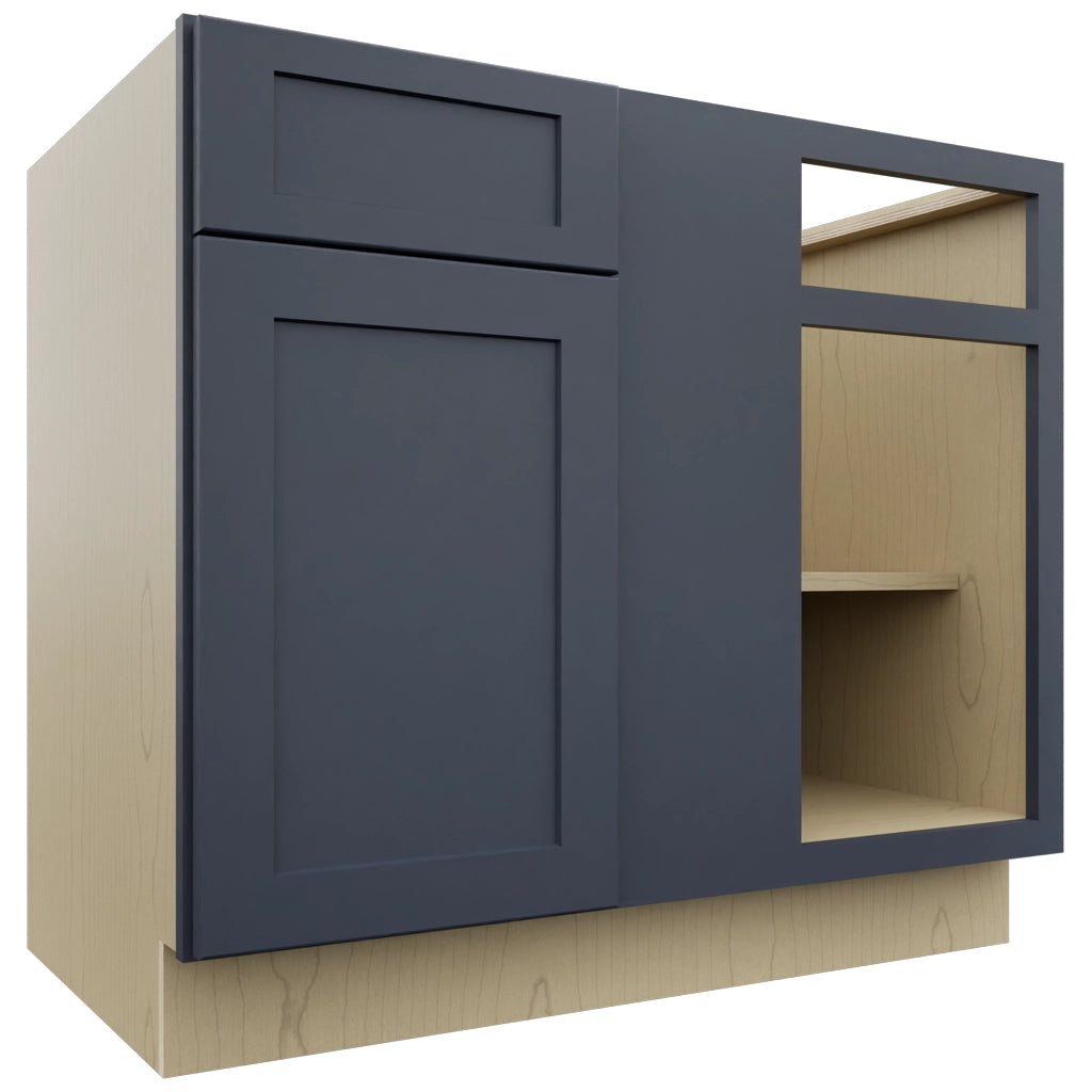 Fabuwood Galaxy Indigo BLB42/45 Base Corner Blind Cabinet, Front View