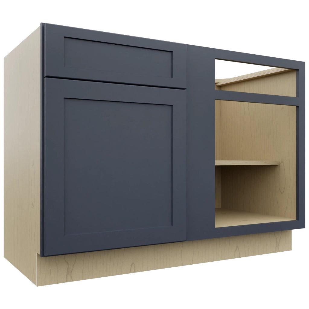 Fabuwood Galaxy Indigo BLB48/51 Base Corner Blind Cabinet, Front View