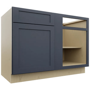 Fabuwood Galaxy Indigo BLB48/51 Base Corner Blind Cabinet, Front View