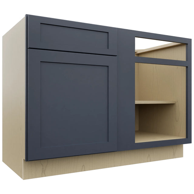 Fabuwood Galaxy Indigo BLB48/51 Base Corner Blind Cabinet, Front View