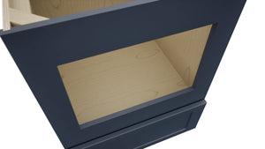 Fabuwood Galaxy Indigo BMC24 Base Microwave Cabinet, Detail View