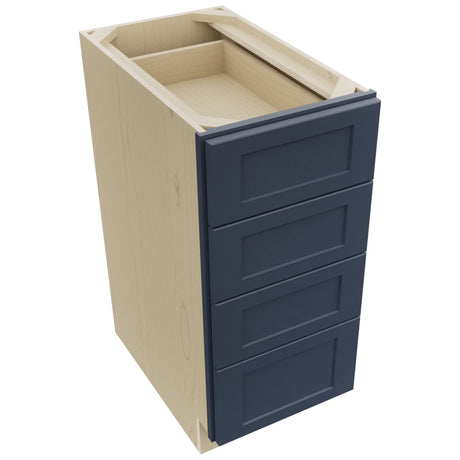 Fabuwood Galaxy Indigo DB15-4 Base 4 Drawers Cabinet, Top View