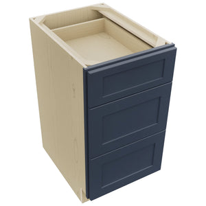 Fabuwood Galaxy Indigo DB18 Base 3 Drawers Cabinet, Top View