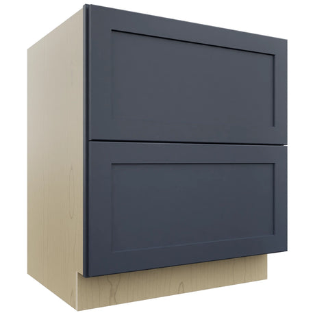 Fabuwood Galaxy Indigo DB30-2 Base 2 Drawers Cabinet, Front View