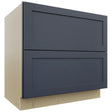 Fabuwood Galaxy Indigo DB36-2 Base 2 Drawers Cabinet, Front View