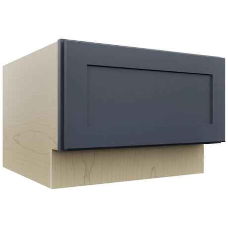 Fabuwood Galaxy Indigo DBS24 Base Bench Seat Cabinet, Front View