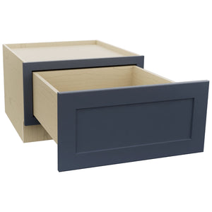 Fabuwood Galaxy Indigo DBS24 Base Bench Seat Cabinet, Open View