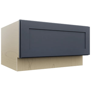 Fabuwood Galaxy Indigo DBS30 Base Bench Seat Cabinet, Front View