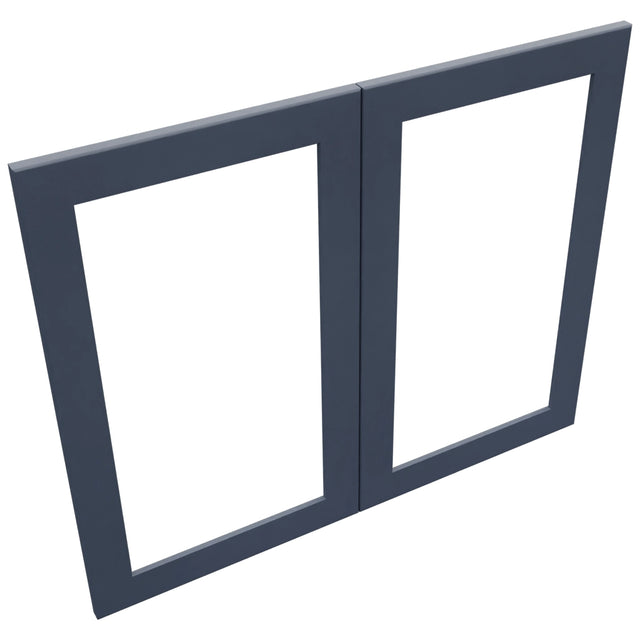 Fabuwood Galaxy Indigo DS DFG3630 Wall Prepped Door, Top View