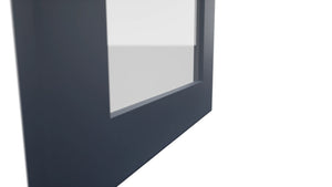 Fabuwood Galaxy Indigo DS GDW1539 Wall Glass Door, Detail View