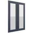 Fabuwood Galaxy Indigo DS GDW2436 Wall Glass Door, Front View