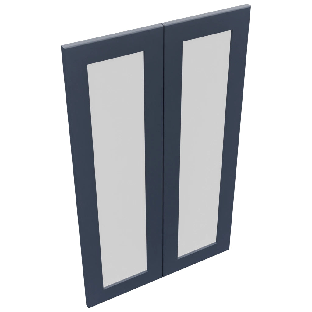 Fabuwood Galaxy Indigo DS GDW2439 Wall Glass Door, Top View