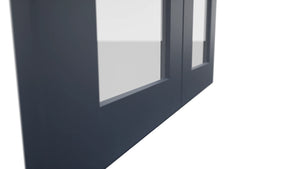 Fabuwood Galaxy Indigo DS GDW2442 Wall Glass Door, Detail View