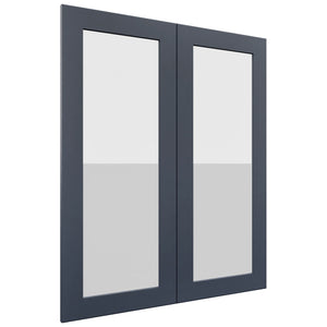 Fabuwood Galaxy Indigo DS GDW3036 Wall Glass Door, Front View