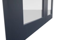 Fabuwood Galaxy Indigo DS GDW3036 Wall Glass Door, Detail View