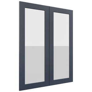 Fabuwood Galaxy Indigo DS GDW3039 Wall Glass Door, Front View
