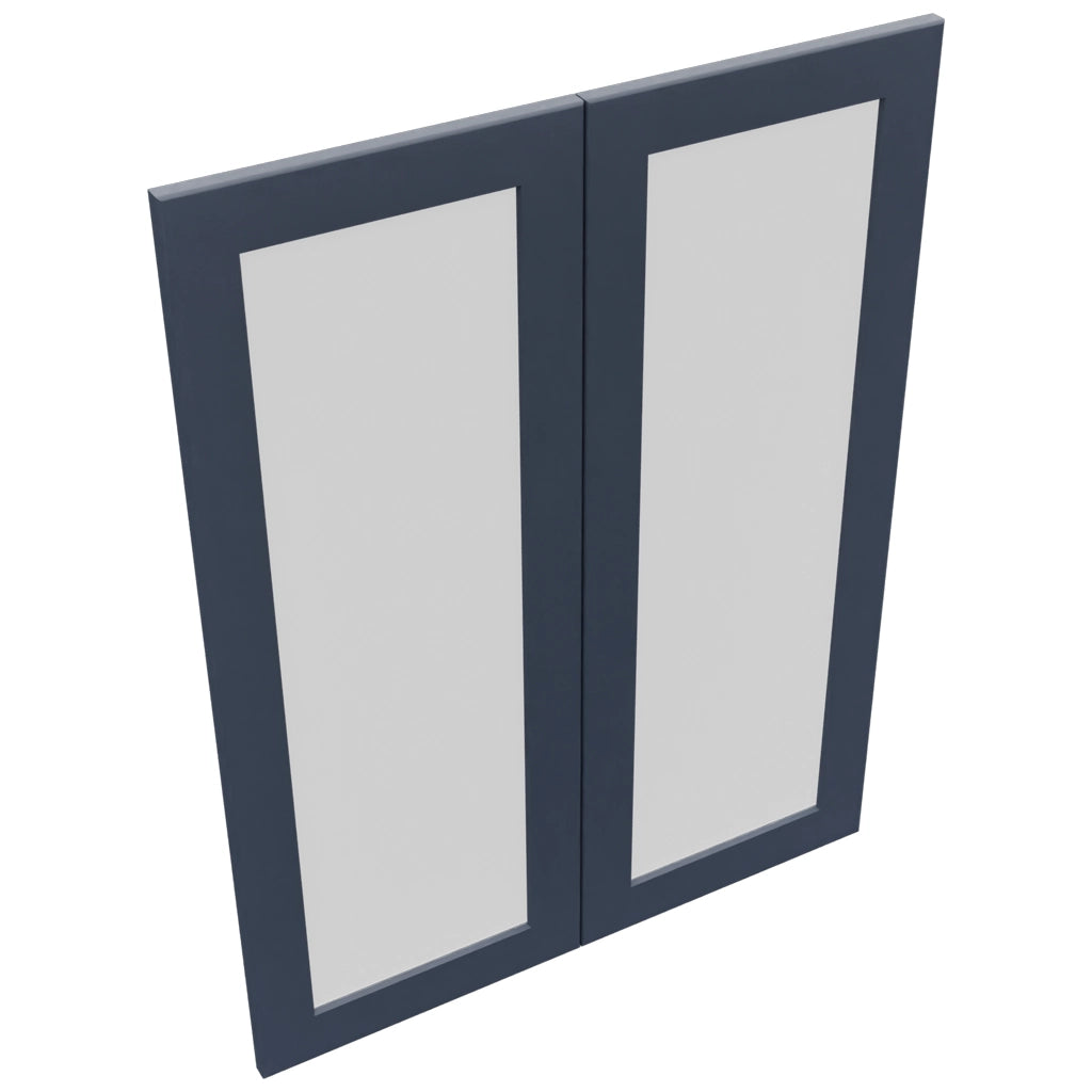 Fabuwood Galaxy Indigo DS GDW3039 Wall Glass Door, Top View