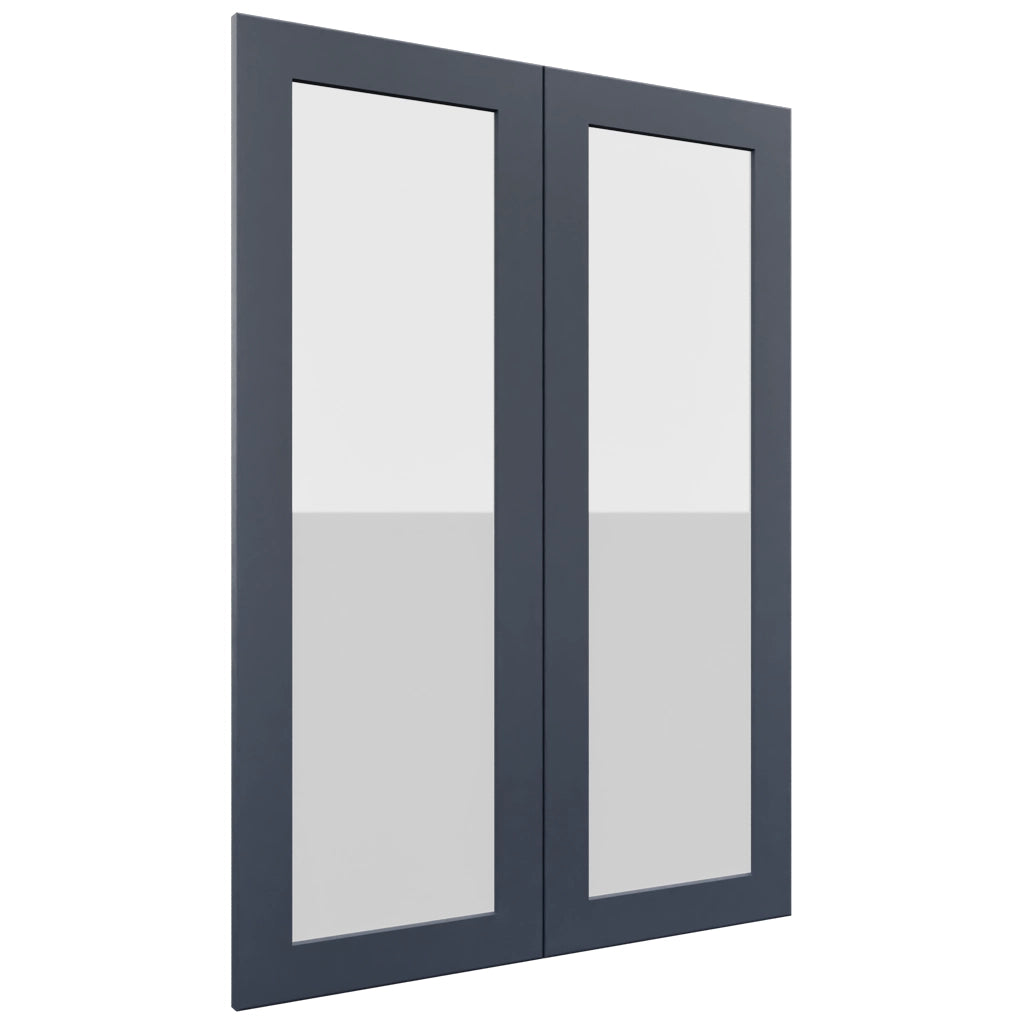 Fabuwood Galaxy Indigo DS GDW3042 Wall Glass Door, Front View