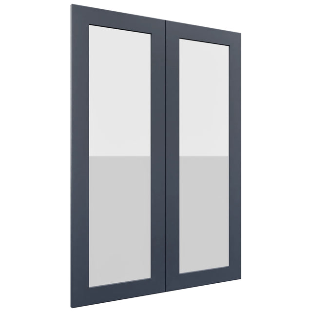 Fabuwood Galaxy Indigo DS GDW3042 Wall Glass Door, Front View
