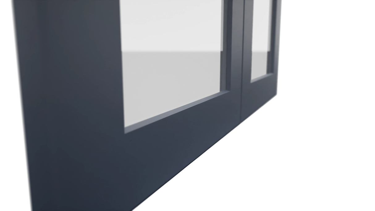 Fabuwood Galaxy Indigo DS GDW3042 Wall Glass Door, Detail View