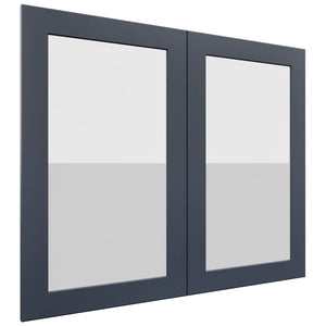 Fabuwood Galaxy Indigo DS GDW3630 Wall Glass Door, Front View