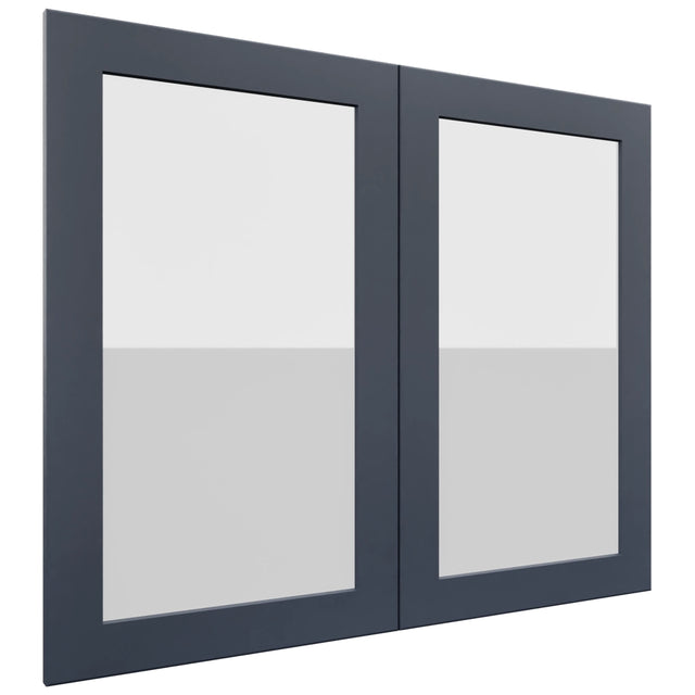 Fabuwood Galaxy Indigo DS GDW3630 Wall Glass Door, Front View