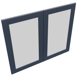 Fabuwood Galaxy Indigo DS GDW3630 Wall Glass Door, Top View