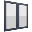 Fabuwood Galaxy Indigo DS GDW3636 Wall Glass Door, Front View