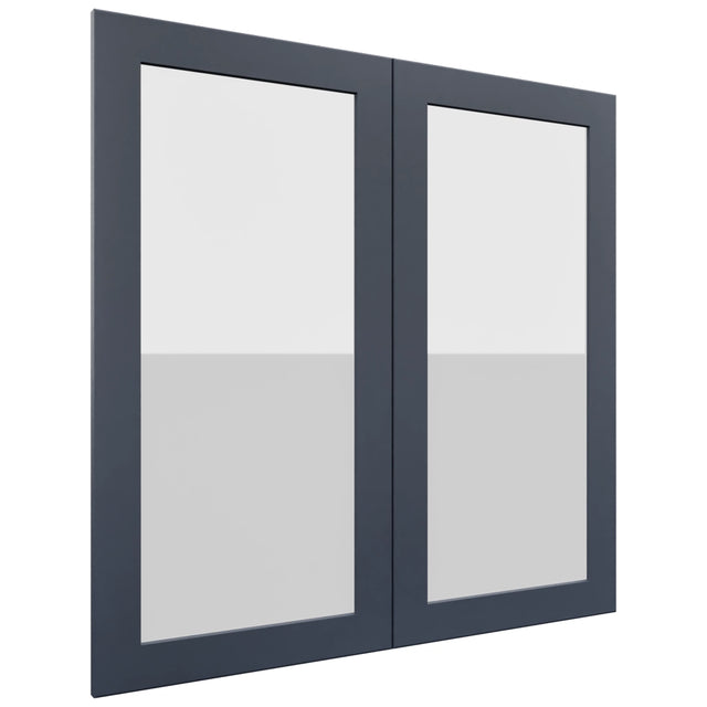 Fabuwood Galaxy Indigo DS GDW3636 Wall Glass Door, Front View