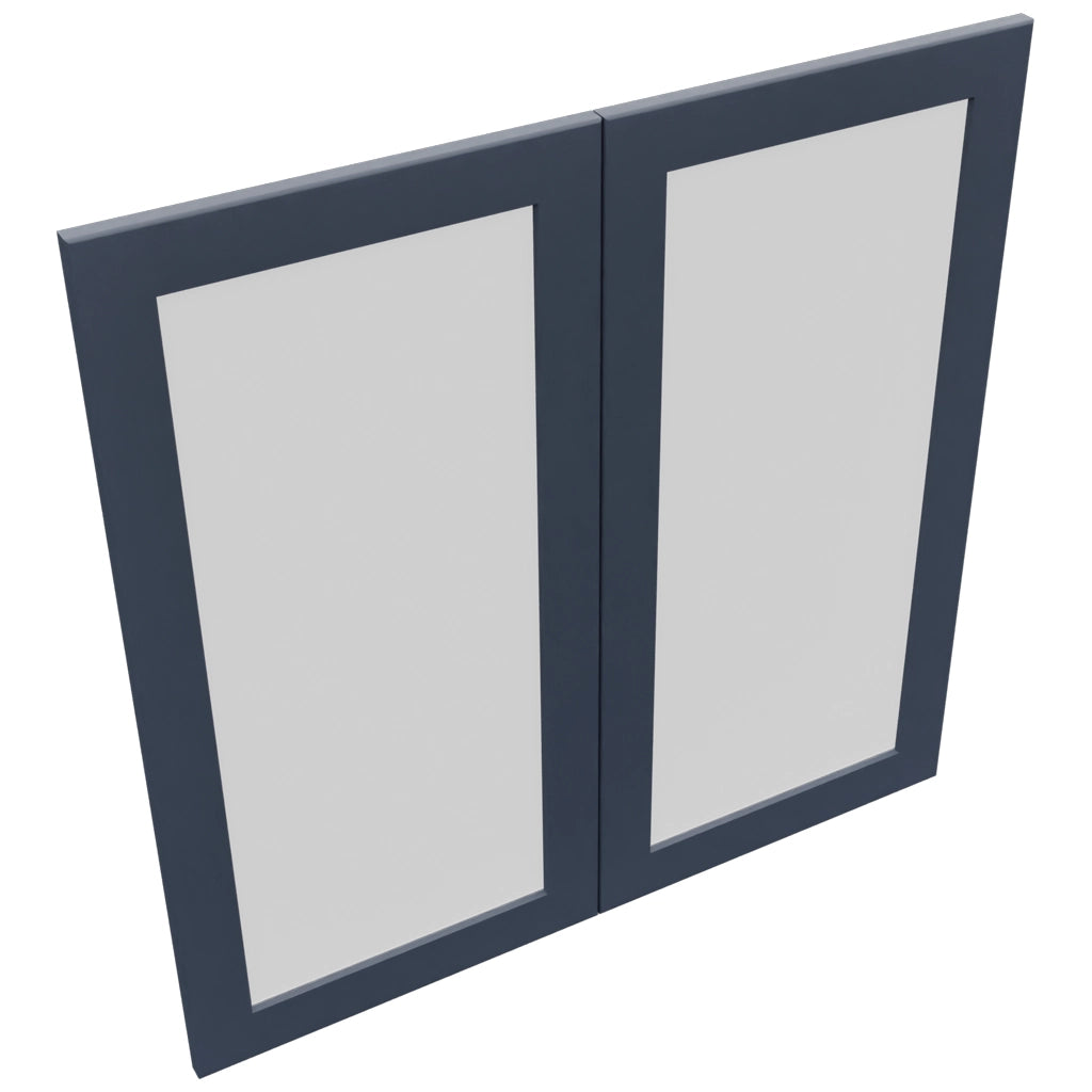 Fabuwood Galaxy Indigo DS GDW3636 Wall Glass Door, Top View